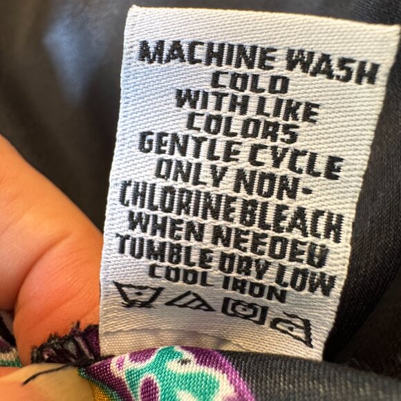 Signature by Sangria Dress Size 16 Black Multi Asymmetrical Handkerchief Hem - Picture 11 of 11